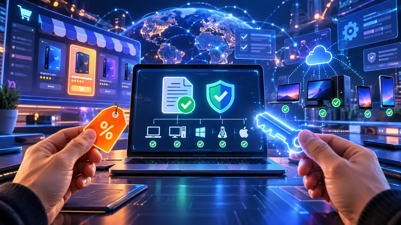 Acheter une clé logicielle demande plus qu’un prix bas : vérifiez la licence et la compatibilité