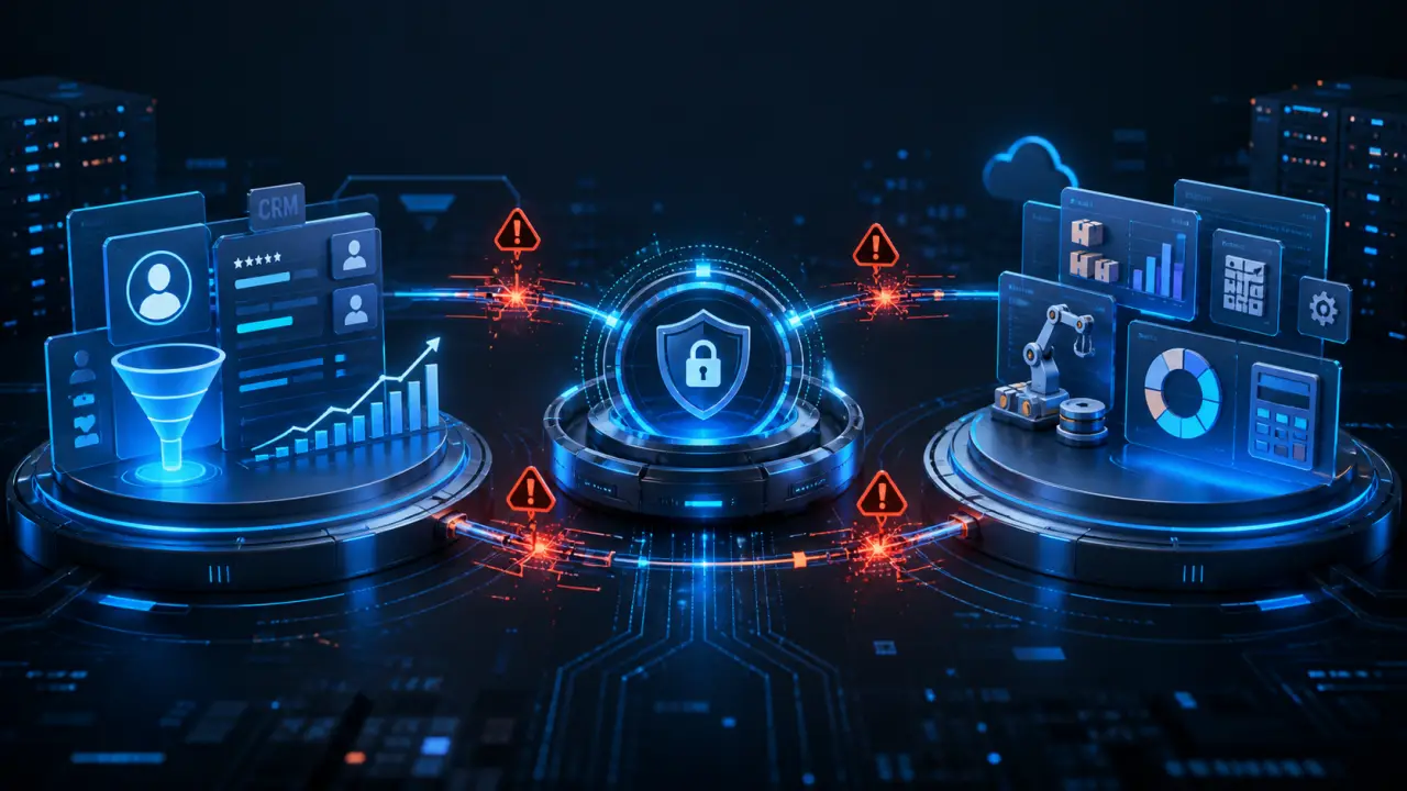Flux de données CRM-ERP en environnement iPaaS