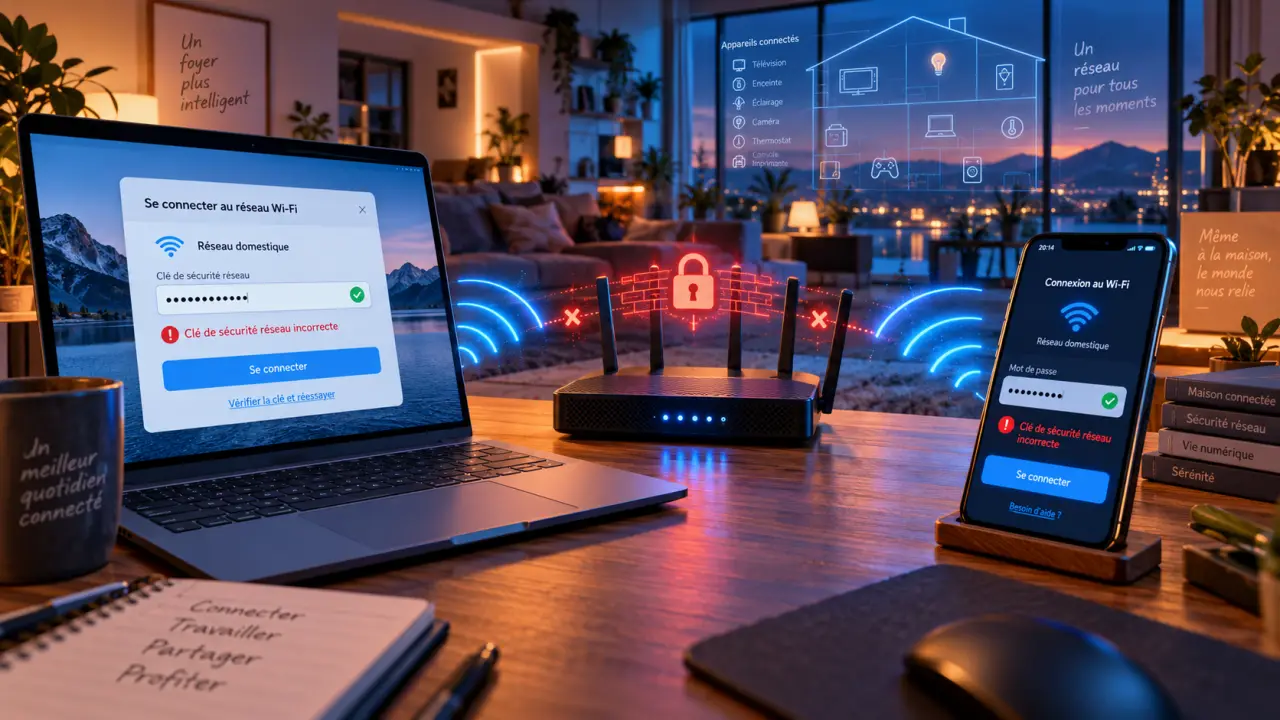 Clé de sécurité réseau : l’erreur qui bloque le Wi-Fi malgré le bon mot de passe