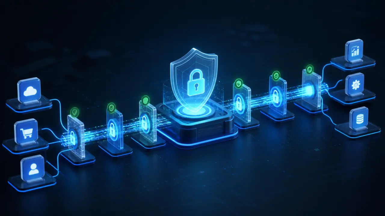 Flux API iPaaS sécurisé entre plusieurs applications