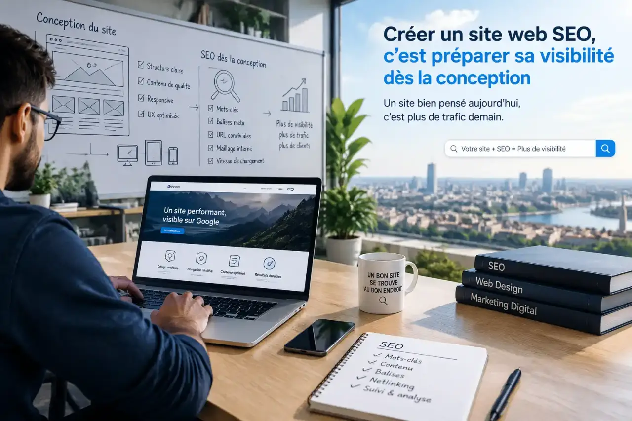 Créer un site web SEO, c’est préparer sa visibilité dès la conception